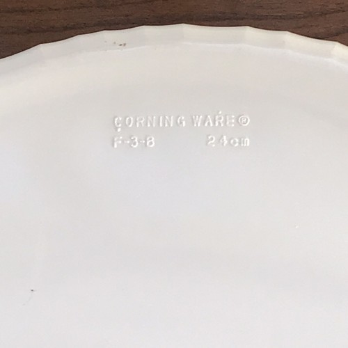 CorningWare 10" French White Quiche Tart Pie Pan Plate F-3-B - Picture 6 of 6