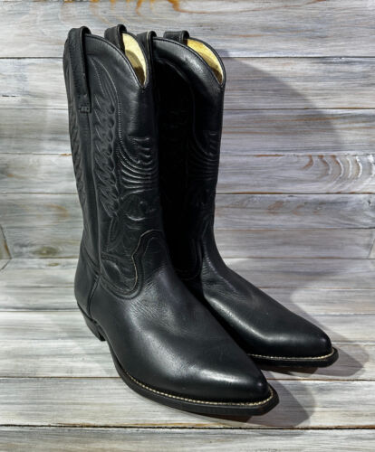 Botas Vaqueras Sancho Western Hombre Cuero Talla 42 Hechas en España Negras - Imagen 2 de 24