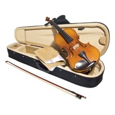 3/4 JUZEK VIOLIN OUTFIT W/ CASE, BOW, ROSIN