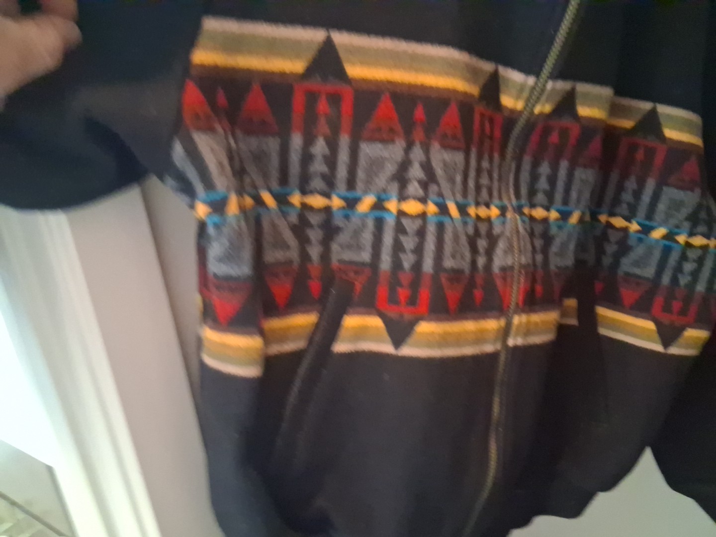 💫 Vtg Pendleton Wool Bomber Jacket Native Americ… - image 4