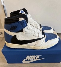 Jordan 1 Retro x Fragment Design x Travis Scott High Blue for Sale
