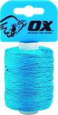 OX Pro Nylon High Vis Builders Line 105m / 350ft - Cyan