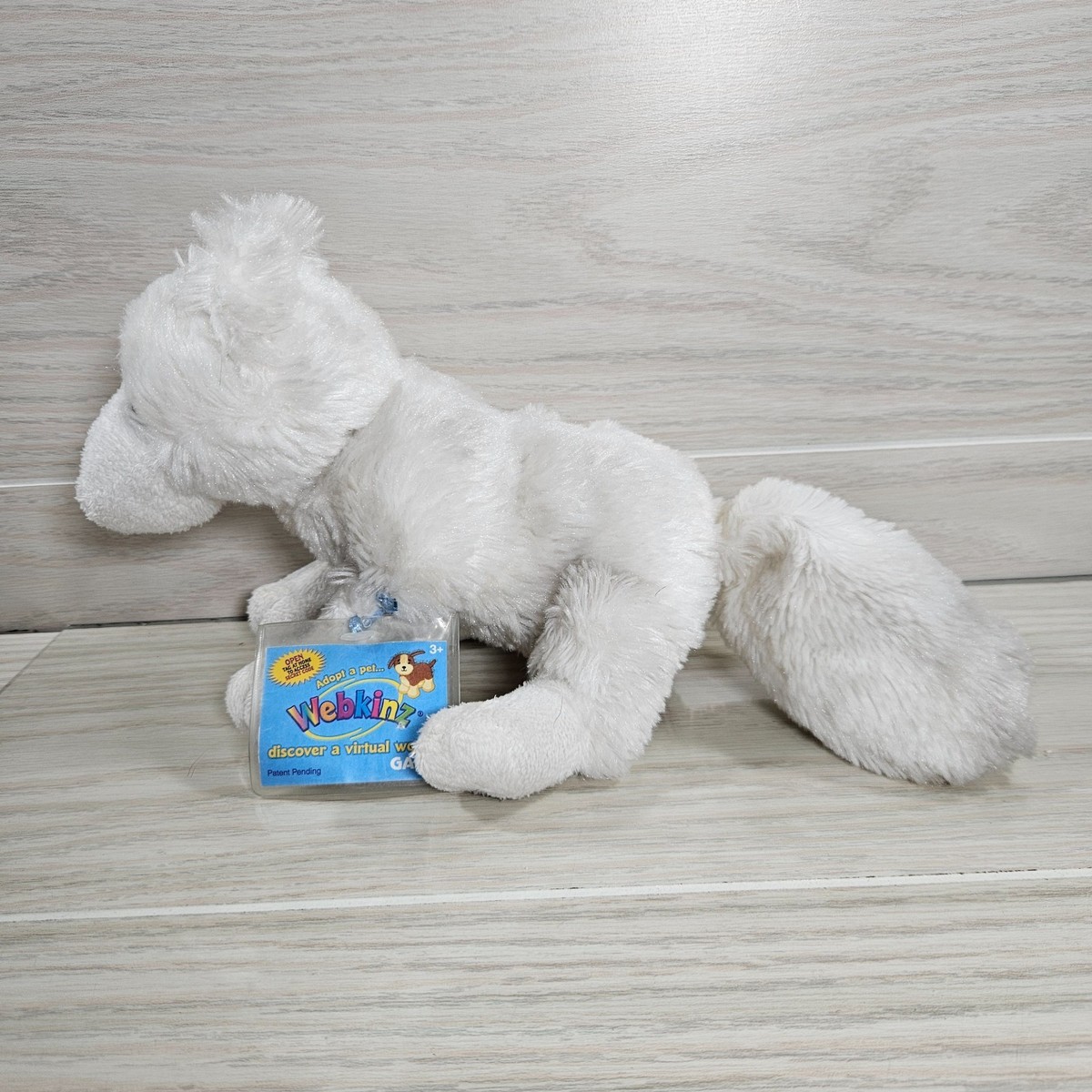 GANZ Webkinz Arctic Fox HM210 Code and Tags 2009 for sale online
