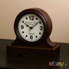 Orologio Da Scrivania Retrò Maxspace - Sveglia Silenziosa Senza Ticchettio, Batteria AA, Vetro Frontale - Foto 6