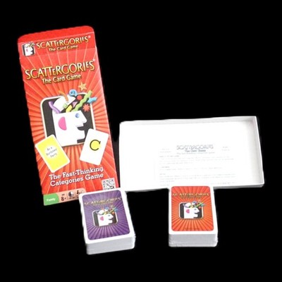 Scattergories The Card Game Your Favorite Categories Game