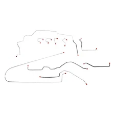 Brake Line Kit Complete Tubes ABS 1997-98 Jeep Grand Cherokee Stainless 10pc