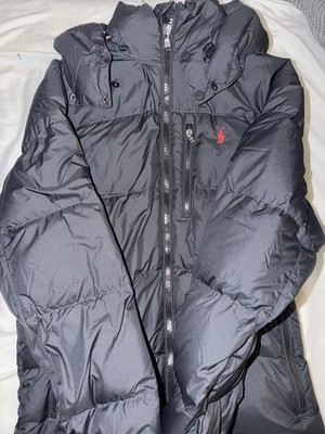 Polo Ralph Lauren Gorham Daunenjacke/ Winterjacke Herren, Schwarz Größe M