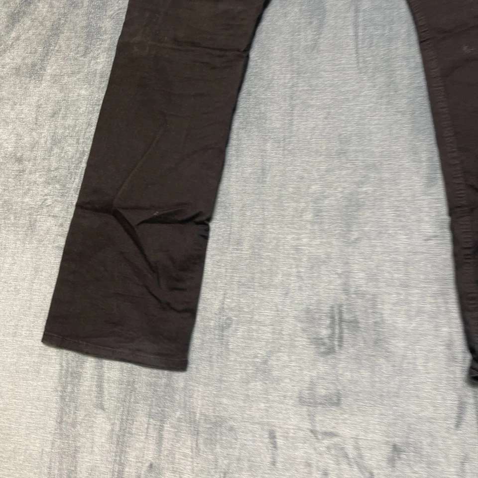 Buffalo David Bitton Six-X Jeans Men 34x32 Black Denim Stretch Slim Straight Leg - Image 3 of 4