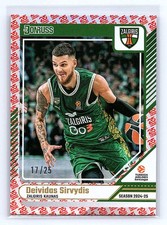 Deividas Sirvydis 2024-25 Donruss EuroLeague #5 25th Anniversary #/25