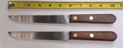 Vtg 2 Lamson Knives With Wood Handles, 6S15, Other Is Lamson No. #