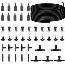 Aquarium Airline Tubing 32.8ft, 10 Air Stones, Check Valves  Suction Cups