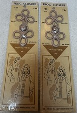 2 Vintage Frog Closures