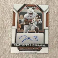 2023 Panini Prizm Draft Picks Autographs Auto Jahleel Billingsley RC Texas
