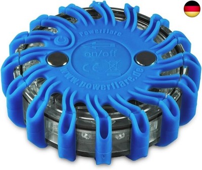 LIFE IS SIMPLE Powerflare LED Batterie Signallicht in blau