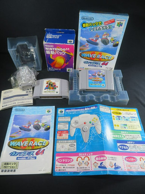 Wave Race Mario Rumble pak Nintendo 64 n64 Japan tested authentic cartridge game