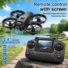 Mini Drone Dual Camera 2.4in Screen WiFi FPV Optical Flow
