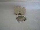 2 Minature Piggies Sitting Side by Side Figurine — photo 3