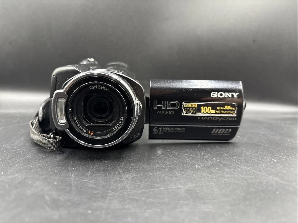 SONY HANDYCAM HDR-SR8E 100GB HDD Nightshot Video Camera Black - With Charger - Image 3 of 4