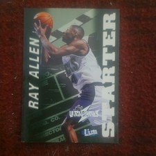 Ultra Ray Allen Ultrabilities Starter Milwaukee Bucks NBA Basketball Insert