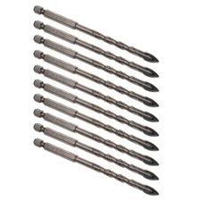 20pcs Masonry Drill Bit Set - [ 8mm ] Concrete Drill Bit Set for Brick/ Glass