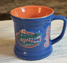 University of Florida Gators 3D Cup Mug College Football Team Blue Orange UF