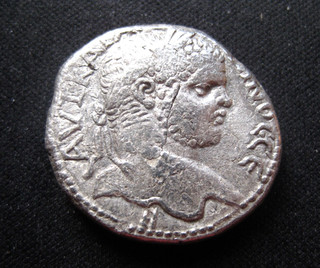 Caracalla AR Tetradracma Akke Cipro spiga di grano Priorato 1578 14 12 g