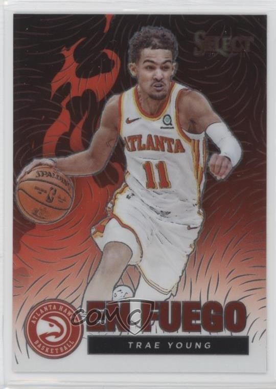 2020-21 Panini Select En Fuego Trae Young #2 0r8r