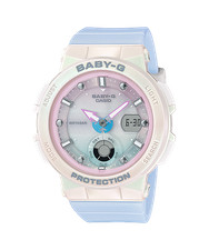 Casio Ladies Baby-G Digital Quartz White Resin Watch BGA-250-7A3 Orginal