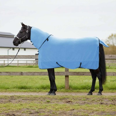 Pferdedecke Aqua 145cm Polyester Winter Outdoor abnehmbar atmungsaktiv samtig