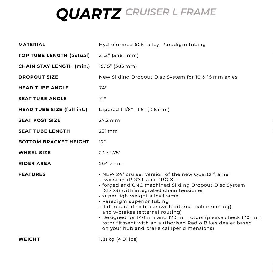 Комфорт-велосипед Radio Raceline Quartz Cruiser L 215 на черной стальной раме 166890₽