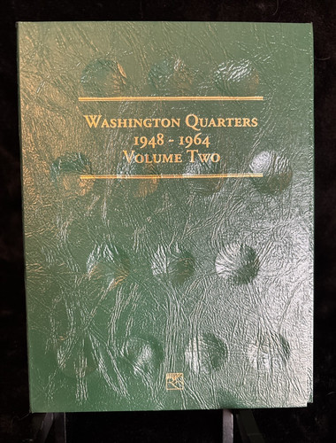 Used Littleton Custom Coin Folder LCF13 Washington Quarters  1948 to 1964 Vol. 2