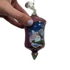 Bradford Editions Heirloom Porcelain Unicorn Christmas Ornament Follow Heart