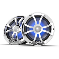 Wet Sounds REVO 8 XS-W-SS V3 - Revolution Series 8" RGB LED Marine Coaxial Sp...