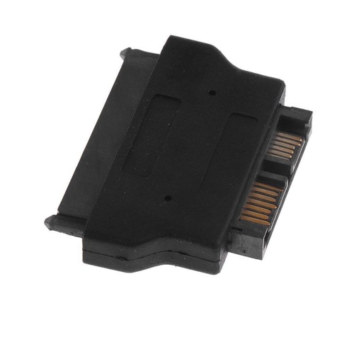 Adaptateur mâle 2,5 / 3,5 '' pouces SATA 22 broches femelle vers mince SATA 13 broches - Photo 5/6