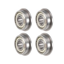 4pcs F698ZZ Flange Ball Bearing 8x19x6mm Shielded Chrome Bearings New