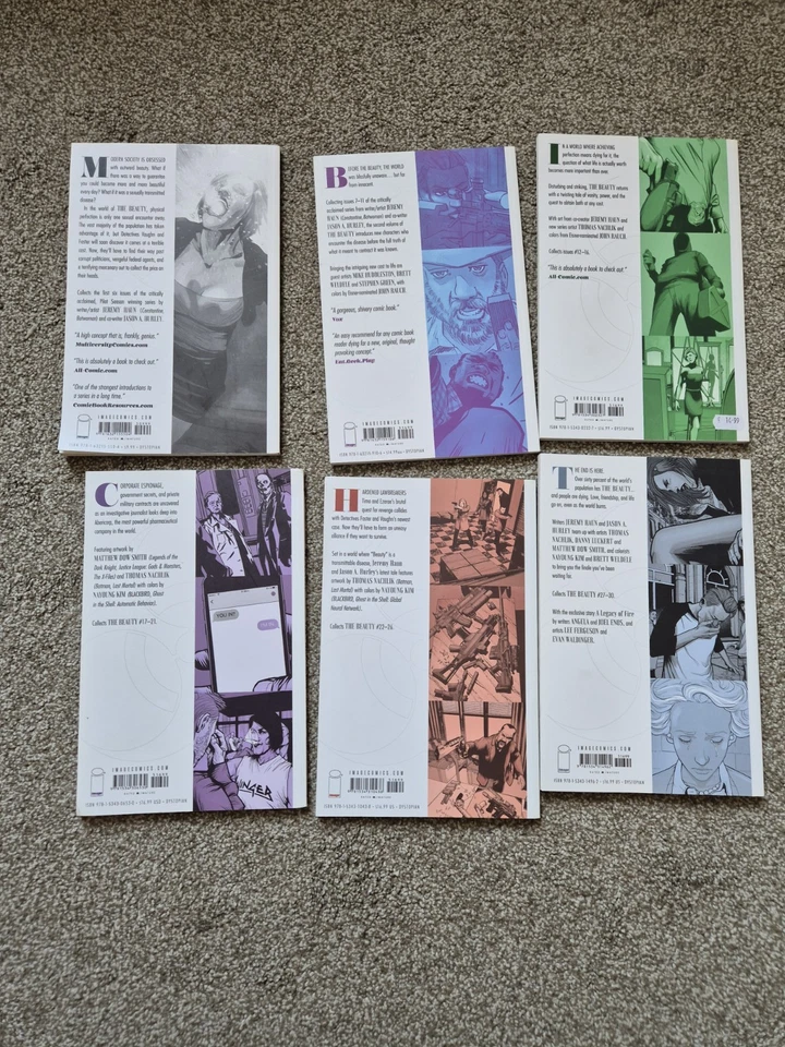 The BEAUTY Jeremy Haun Complete Graphic Novel Comic Set Collection Scfi Horror - Image 2 of 2