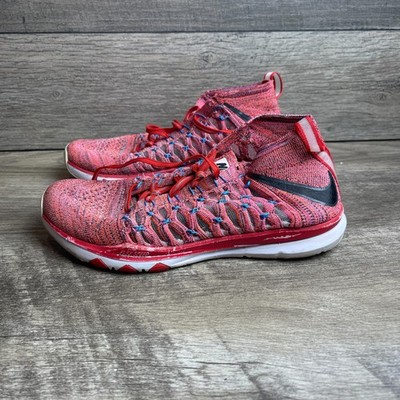 Nike Train Ultrafast Flyknit 843694-500 Mens 7.5 Running Shoes Plum Fog Sneakers