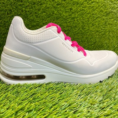 Skechers Million Air-Elevated Air Womens Size 8.5 White Athletic Shoes Sneakers