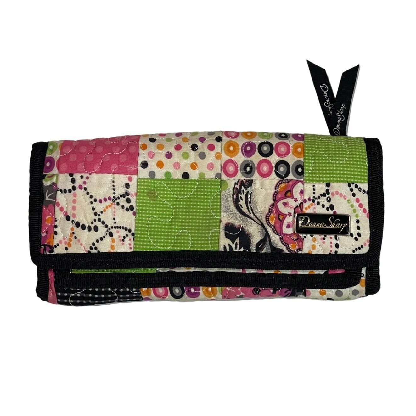 Donna Sharp Women's  Quilted Patchwork Wallet Che… - image 1