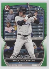 2023 Bowman Draft Green 47/99 Brock Vradenburg #BD-44 09wc