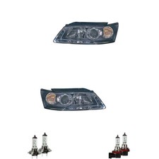 Halogen Scheinwerfer Set rechts & links H7 für Hyundai Sonata V inklusive Lampen