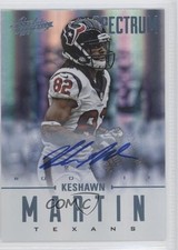 2012 Panini Absolute Rookie Spectrum Platinum 24/25 Keshawn Martin #153 Auto 0c2