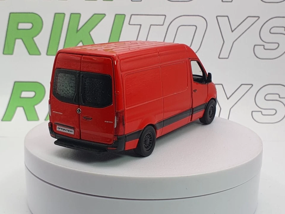 Mercedes Benz Sprinter Kinsmart 1/48 rouge - Photo 3/4