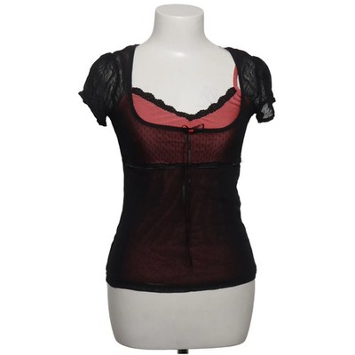 Queen of Darkness, Top, Größe: XL, Schwarz/Rot, Polyester, Gepunktet #o97