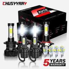 For Mazda Protege5 02-03 6x 9005 H7 H3 Headlight Fog Light Led Combo Bulbs For Mazda Protege5 02-03 6x 9005 H7 H3 Headlight Fog Light Led Combo Bulbs