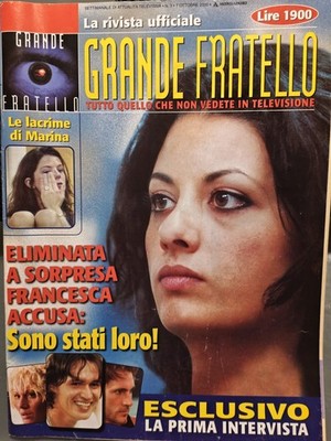 Grande Fratello La Rivista Ufficiale 7 Ottobre 2000 Canale 5 Mediaset Rarità 