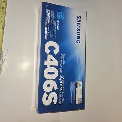 Samsung CLT-C406S Cyan Toner Cartridge for CLP-360 CLP-365 CLX-3300 Printers
