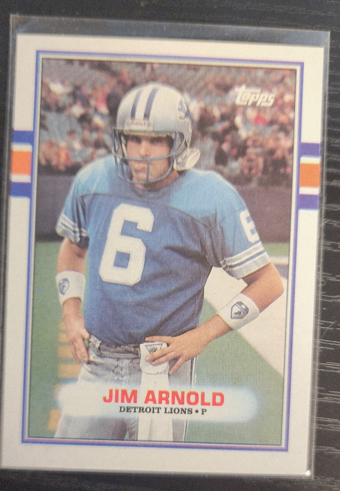 JIM ARNOLD , 1989,  TOPPS,  #362 DETROIT LIONS 