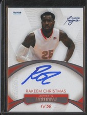 2026 Choice Insignia RAKEEM CHRISTMAS Basketball Auto /200 Series 2 Two BIN15