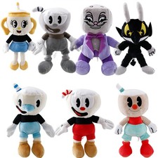 10" Cuphead Mugman Series Stuffed Plush Doll Toy Legendary Chalice King Dice
